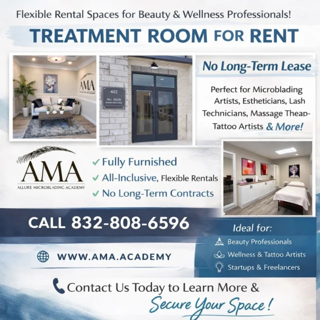 Treatment room for rent